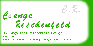 csenge reichenfeld business card